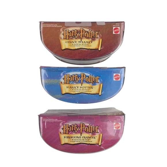 Harry Potter Magical Minis Collection Ginny, Harry & Hermione Mattel 2001 READ** - Picture 5 of 6